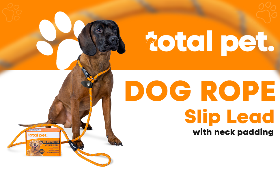 Total Pet Slip Lead For Dogs Rope Anti Pull Dog & Puppy Training Lead