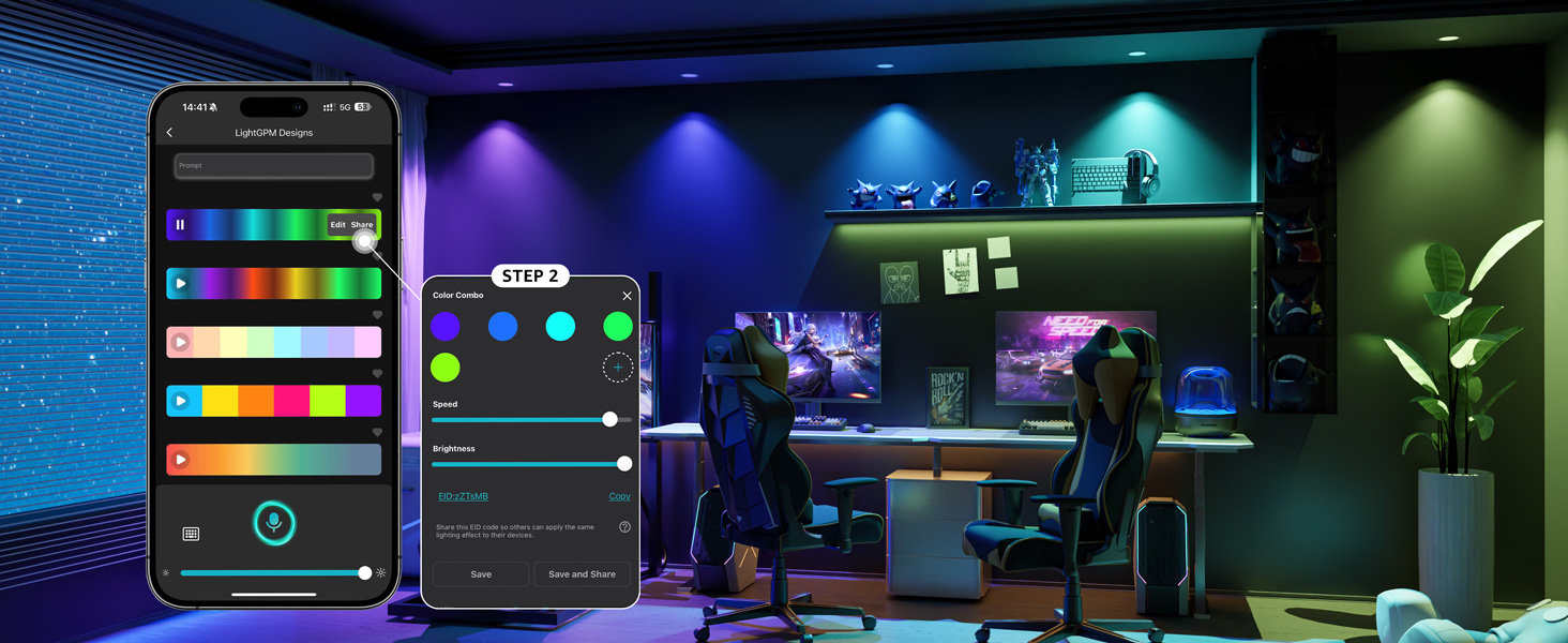 canless light for gaming room