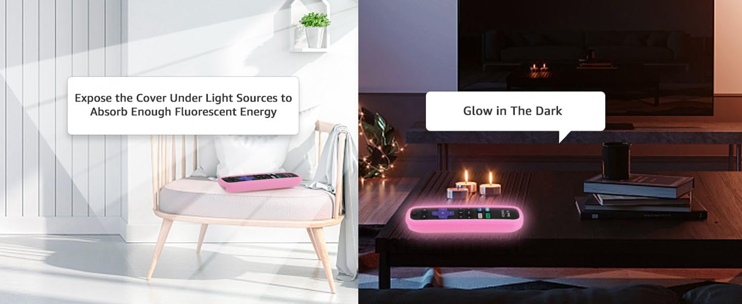 lightweight silicone protective cover roku remote holder