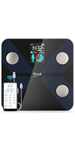 Slimpal Body Fat Measuring Tape and Smart Scale for Body Weight and Fa