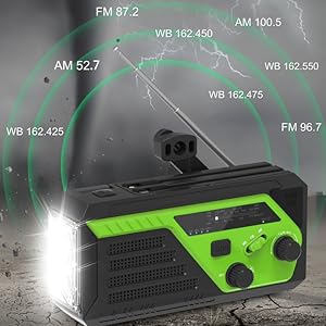 emergency crank radio emergency weather radio crank radio flashlight cell phone charger crank radio