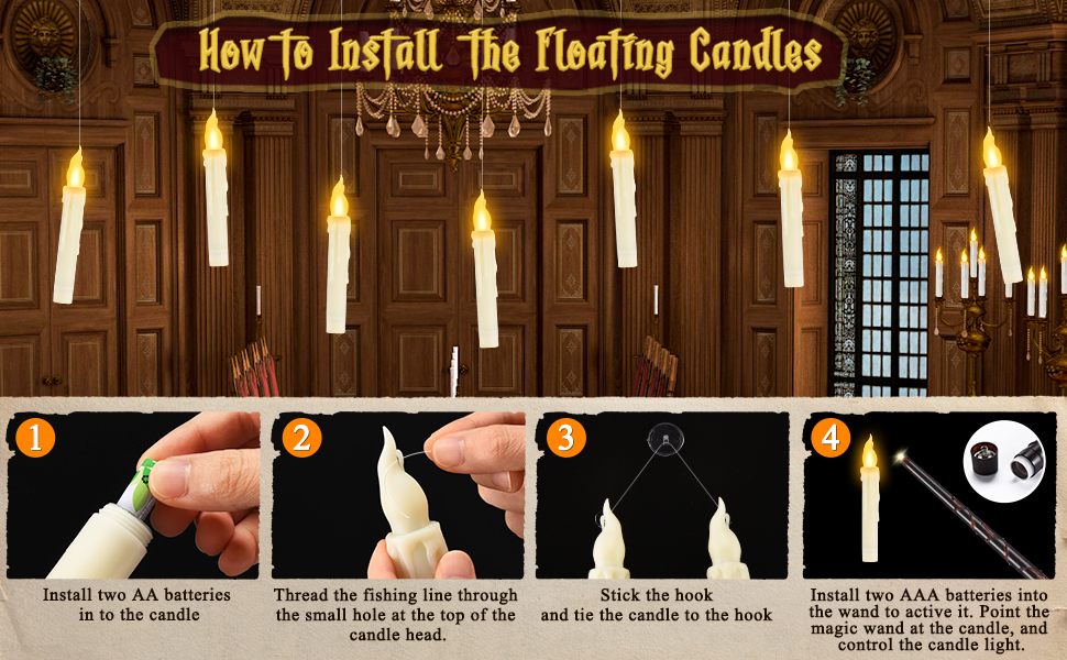 halloween candle flameless candles