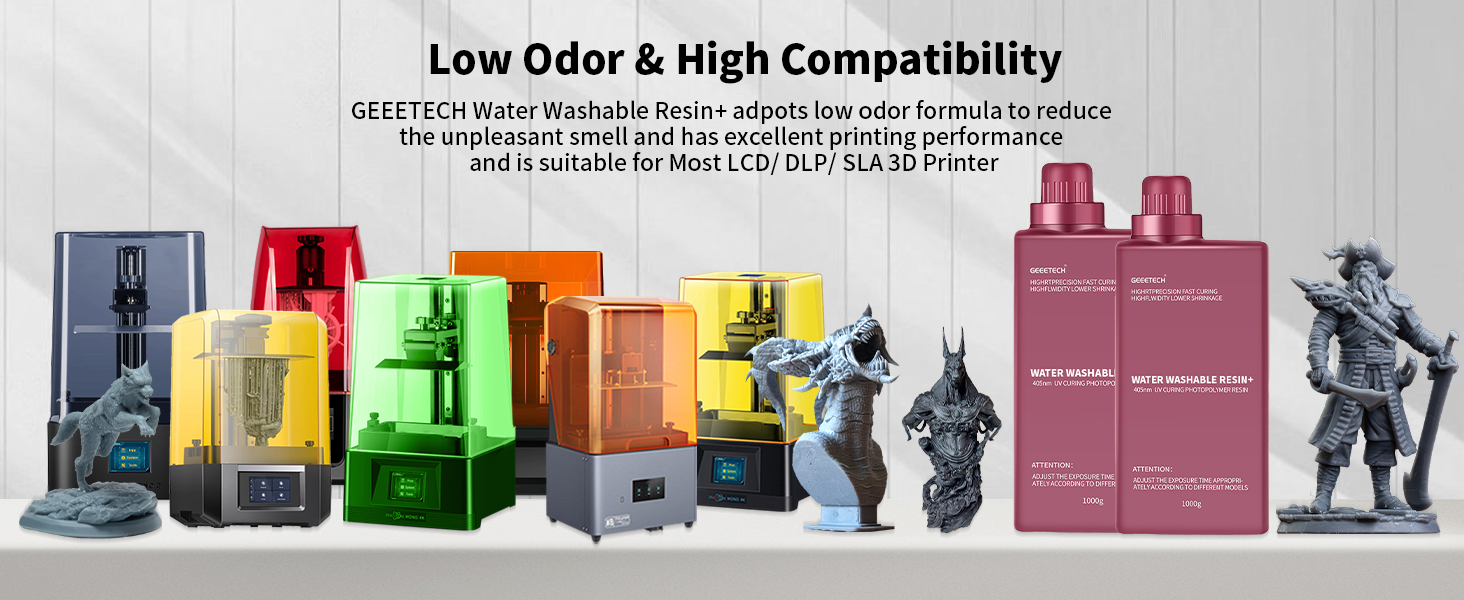 3D Printer Resin, Water Washable Resin
