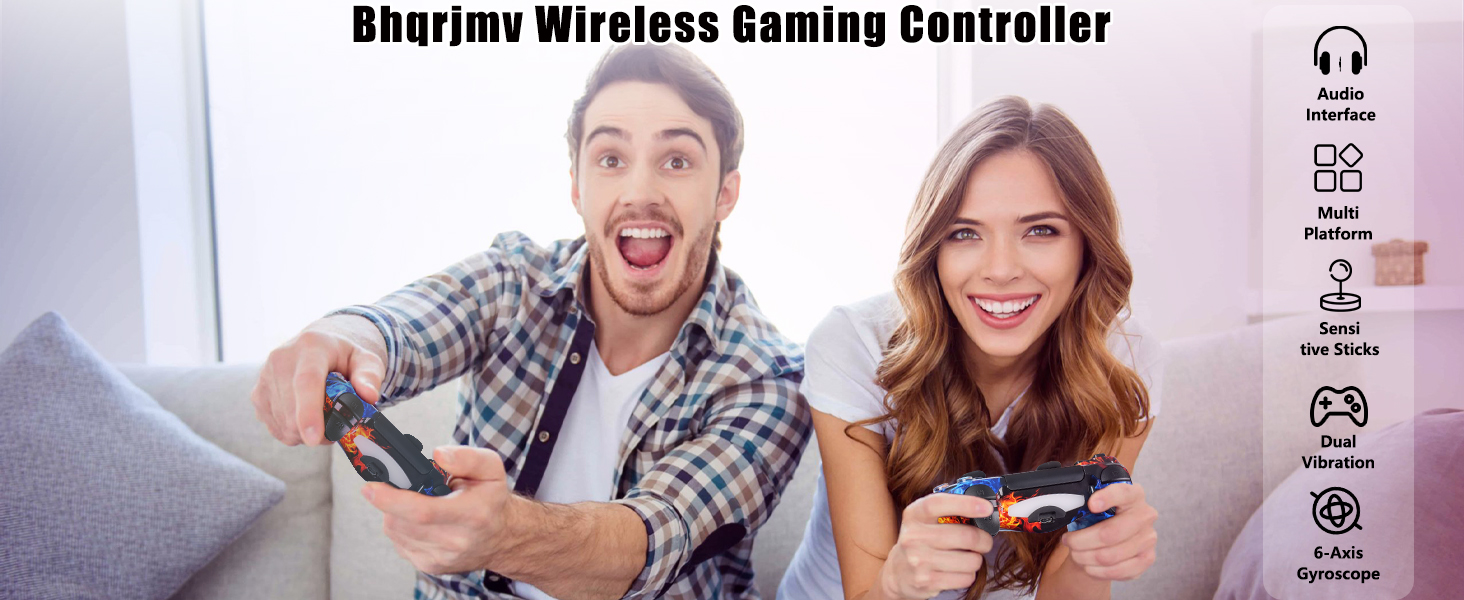 Wireless Game Controller for PS4