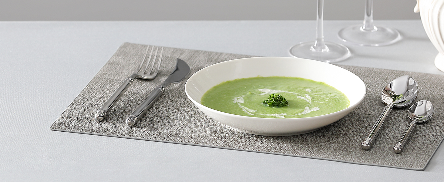 MALACASA Dinner Sets for 4, 16 Piece Bone China Plates and Bowls Sets