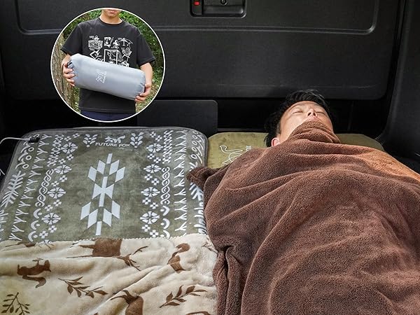 Amazon.co.jp: FUTUREFOX 電熱マット ナバホ柄 ホットマット