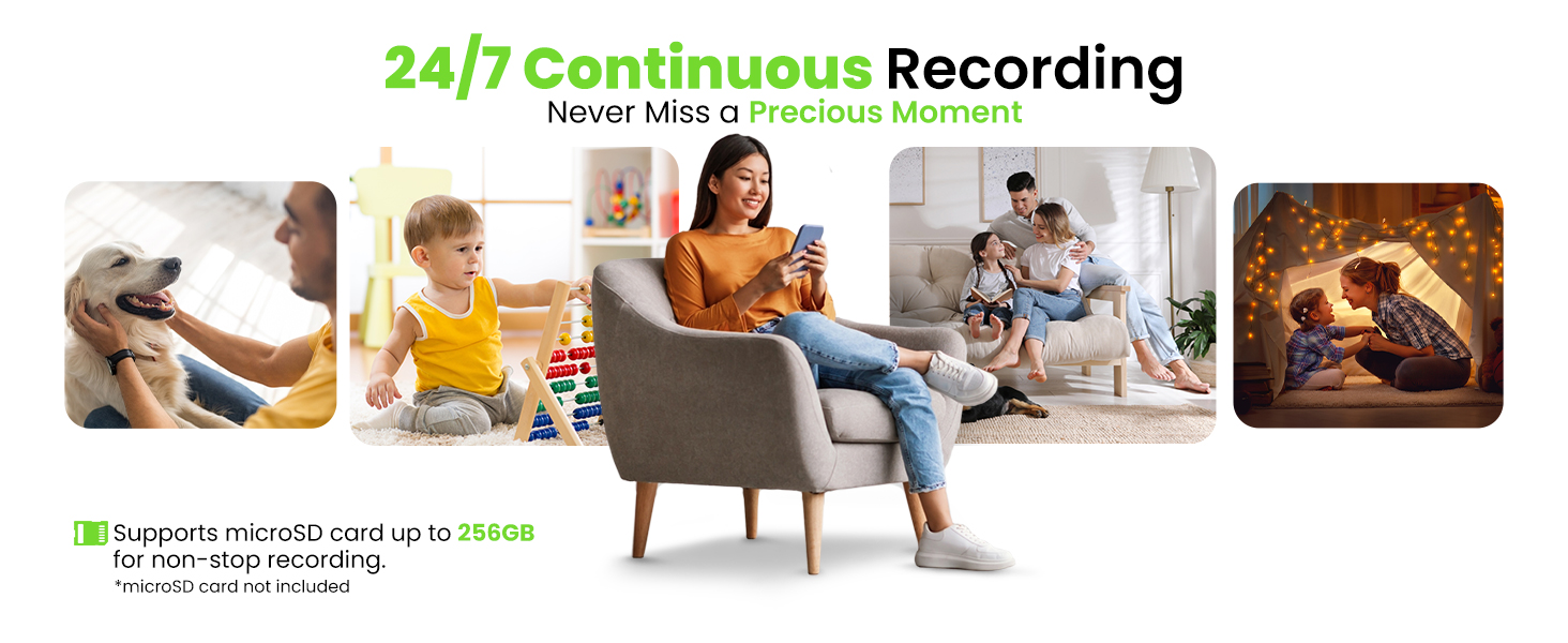 24/7 Continuous Recording