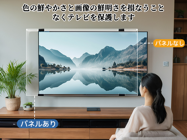 液晶テレビ❣️50インチ 保護パネル テレビカバー アクリル製 耐衝撃 クリア Amazon.co.jp: サンワダイレクト 液晶テレビ保護パネル 50インチ