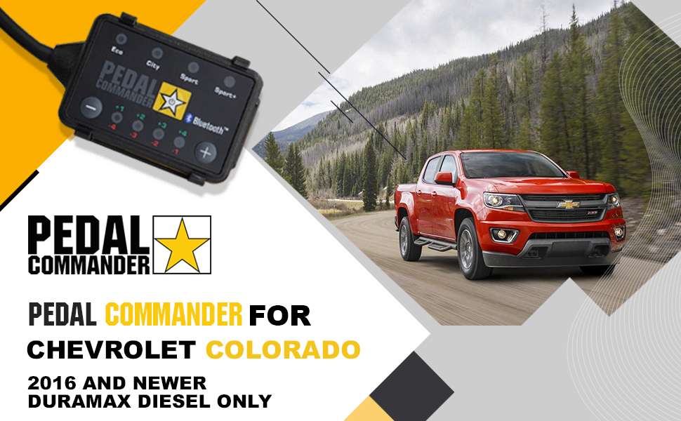 PEDAL COMMANDER PC07 for Chevrolet Colorado (2016 and newer) (Base model, LT, WT