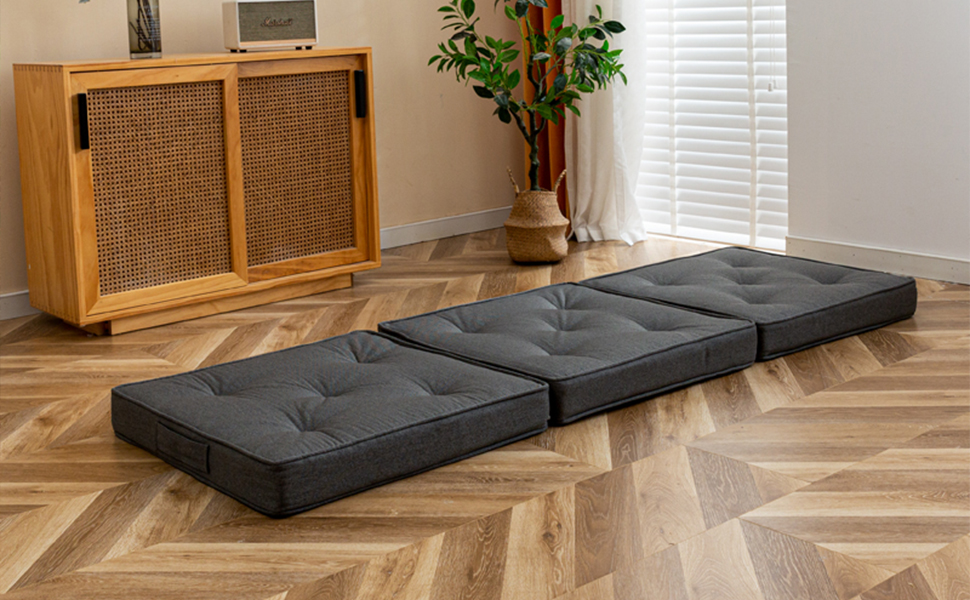 ANTJUMPER Portable Folding Mattress, single futon mattress, Trifold