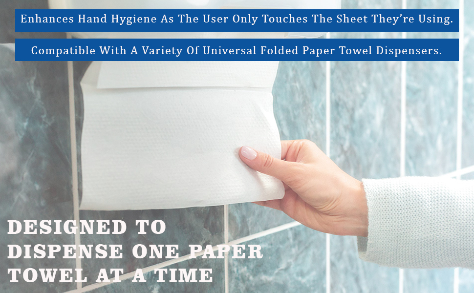 1PLY White Paper Hand Towels Z fold Paper Towels Multifold Disposable