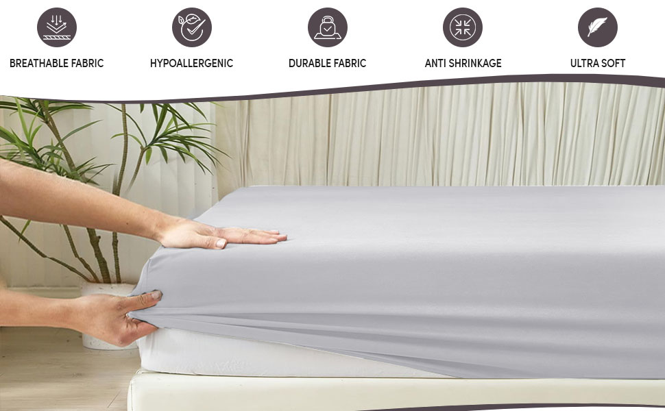 fitted bed sheet