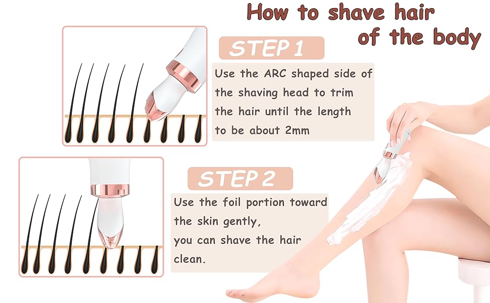 HOW TO SHAVE HAIR OF THE BODY