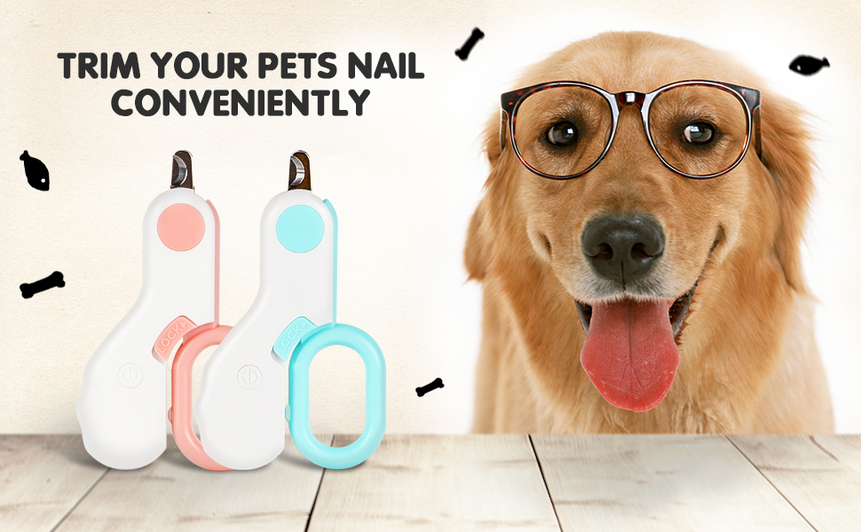 QiqaMole Dog & Cat Nail Clippers and Trimmers, Dog Nail