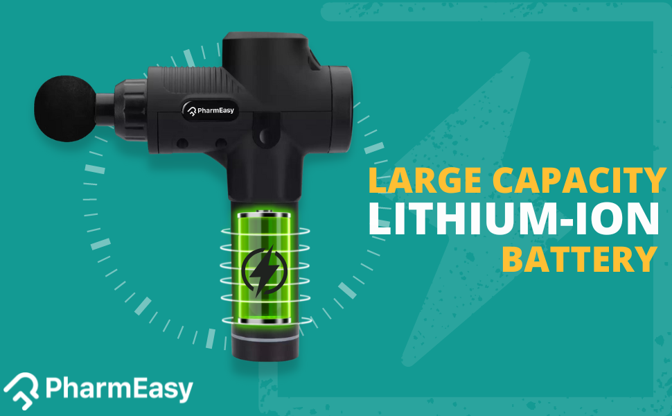 Pharmeasy Percussion Pro Massage Gun Muscle Professional Massager for