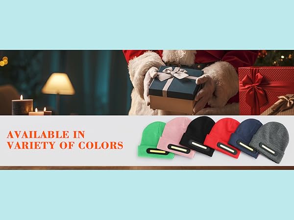 RANCOVY LED Beanie with Light, Unisex USB Rechargeable