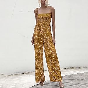 Jumpsuit Damen Sommer Lang