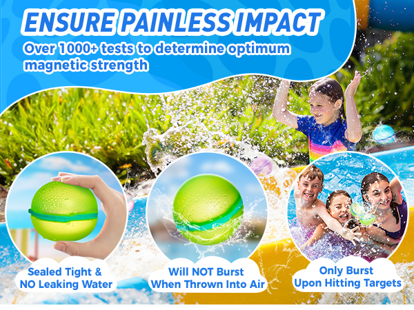 Reusable water balloons for kids
