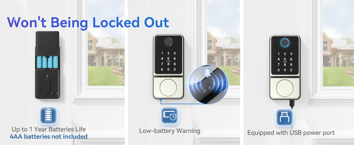 front door lock set keyless entry