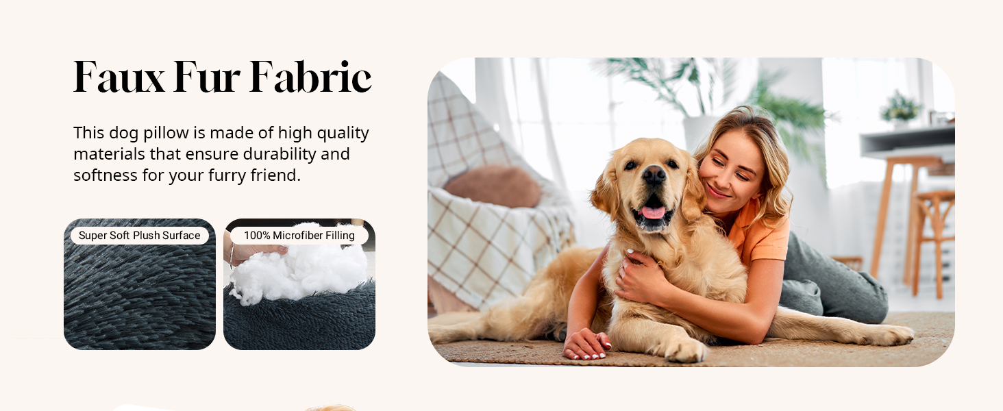 HOMBYS Soft Faux Fur Calming Pet Pillow for Large & Medium Dogs (Dark Grey, 25"x8"x4")  
HOMBYS Machine Washable Dog Pil A4e9e4fe 0be7 4c7c 958f 63c7c0377758. CR0,0,1464,600 PT0 SX1464 V1
