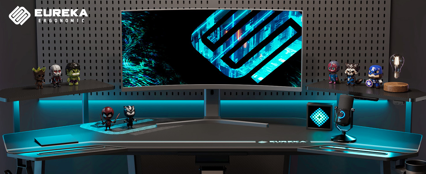 bureau gaming eureka ergonomic led black friday