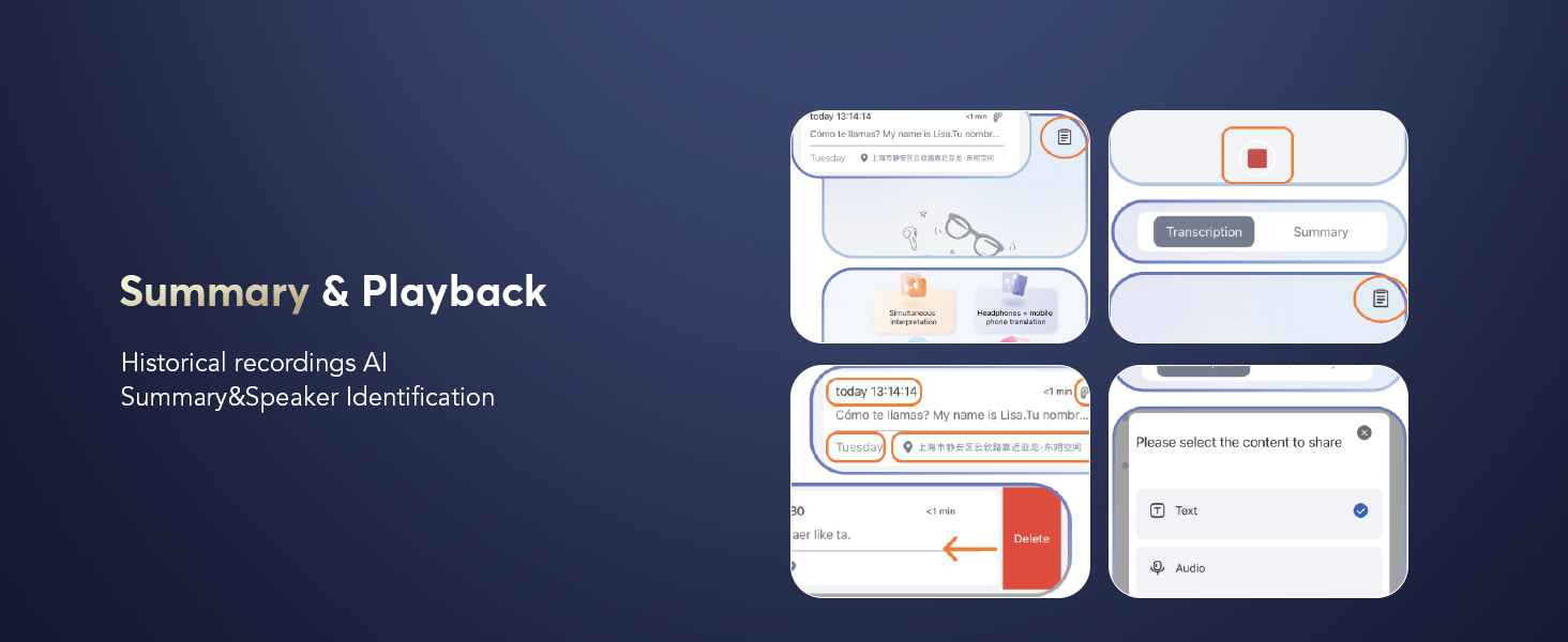 Summary and Playback