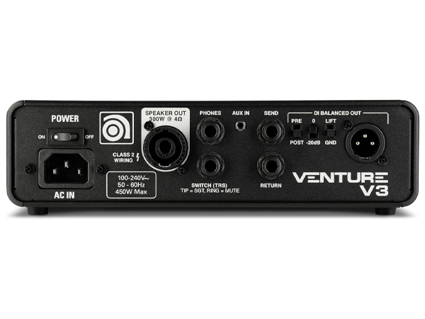 Ampeg V3 300Wベース用ヘッドアンプ Amazon.com: Ampeg Venture V3 Bass Guitar Head, 300 Watts