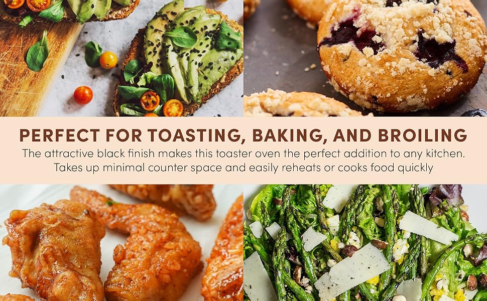 Elite Gourmet ETO236 Personal 2 Slice Countertop Toaster Oven with 15