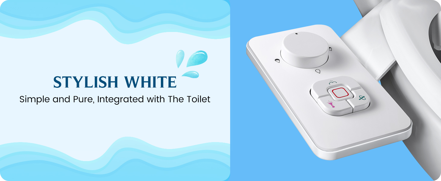 PENDEJATO Bidet Attachment for Toilet, NonElectric Cold Water Bidet