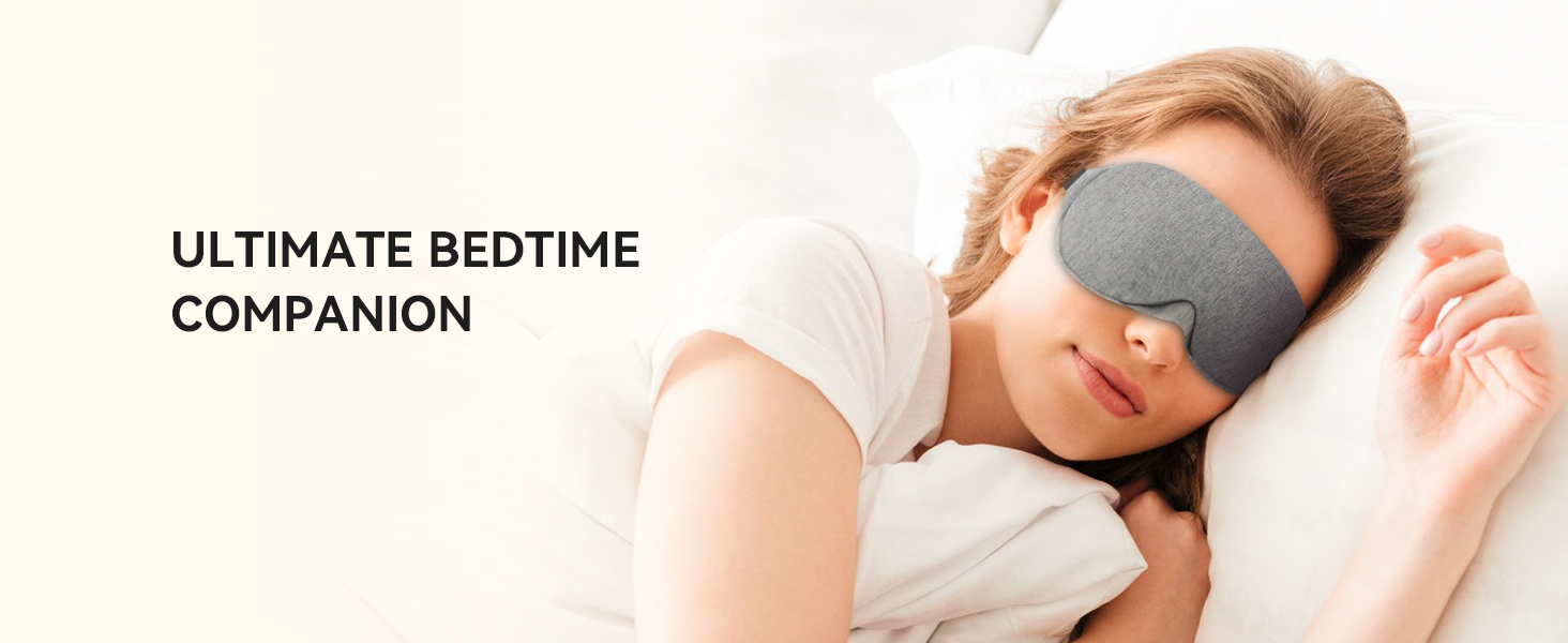 mavogel Cotton Sleep Eye Mask Updated Design Light Blocking Sleep