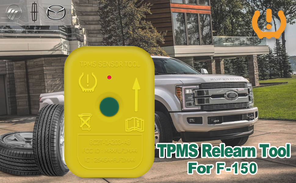 JDIAG TPMS Sensor Tool, TPMS Relearn Tool for F150 Auto