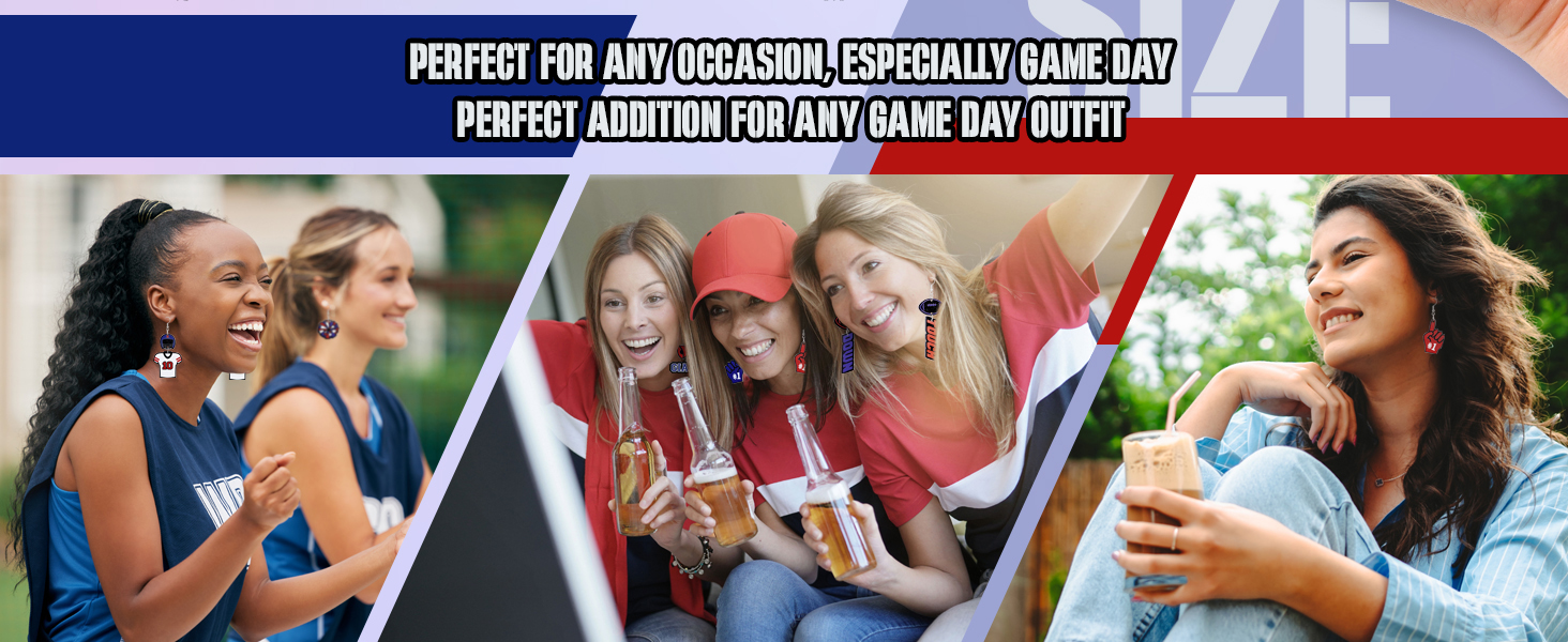 Game Day Football Earrings