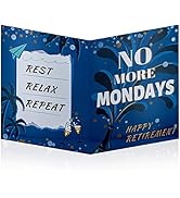 HOMANGA Jumbo Happy Retirement Card, 35x55 cm Retirement Guest Book, Colleague Leaving Card, Good...