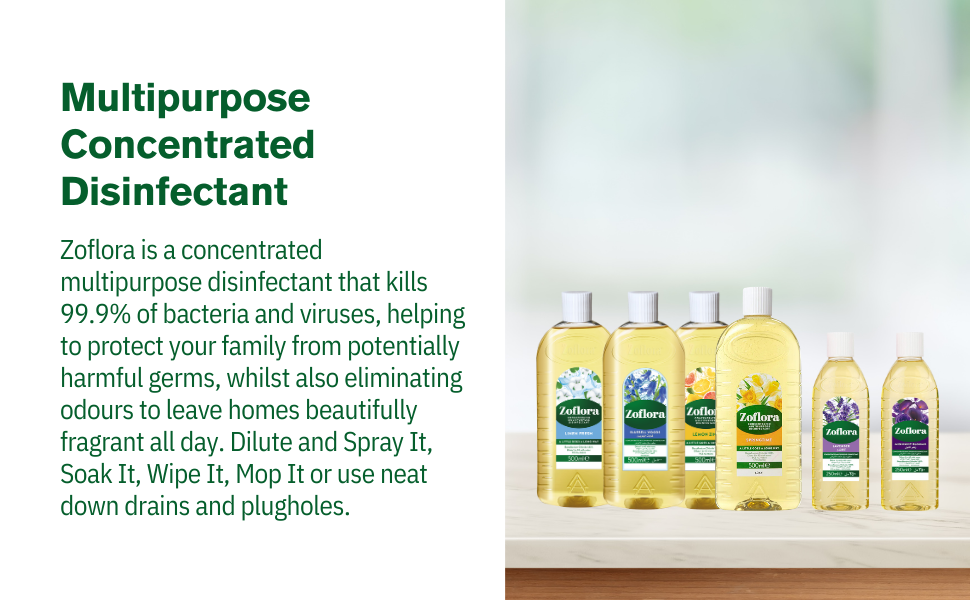 Zoflora MultiPurpose Concentrated Disinfectant 250 ml, Orchard Pear
