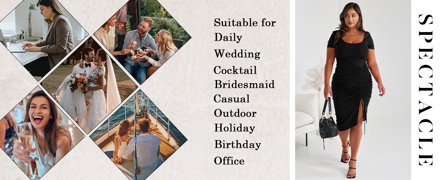 PLUS SIZE SUMMER DRESS FOR WOMEN