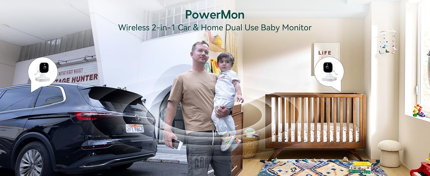baby car camera monitor wireless car seat camera for baby rear facing backseat carseat video 720p
