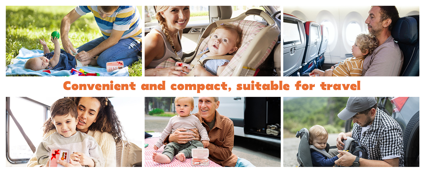 Pink Baby Nail Kit Travel Outfit