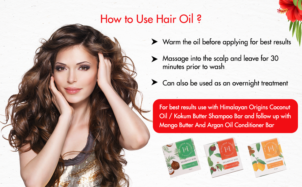 SPN-BNB85 HIMALAYAN ORIGINS organic Hibiscus Hair oil with neem hair growth and hair fall control