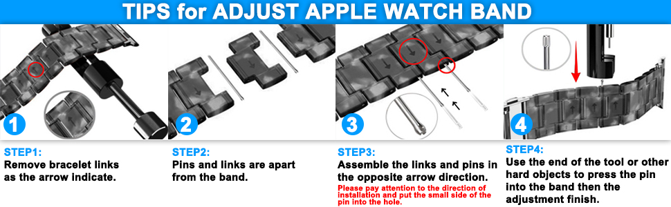 WATCH BAND ADJUSTMENT 