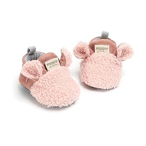 Baby Boys Girls Booties Non Skid Soft Sock Cotton Boots Infant Slippers Newborn First Walker Shoes