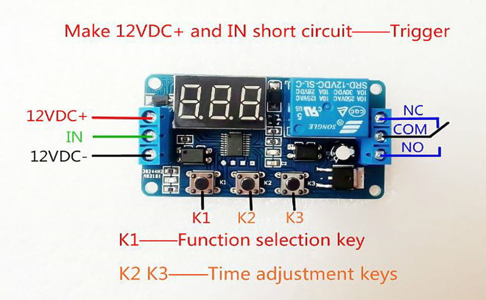 timer relay timer switch 12v