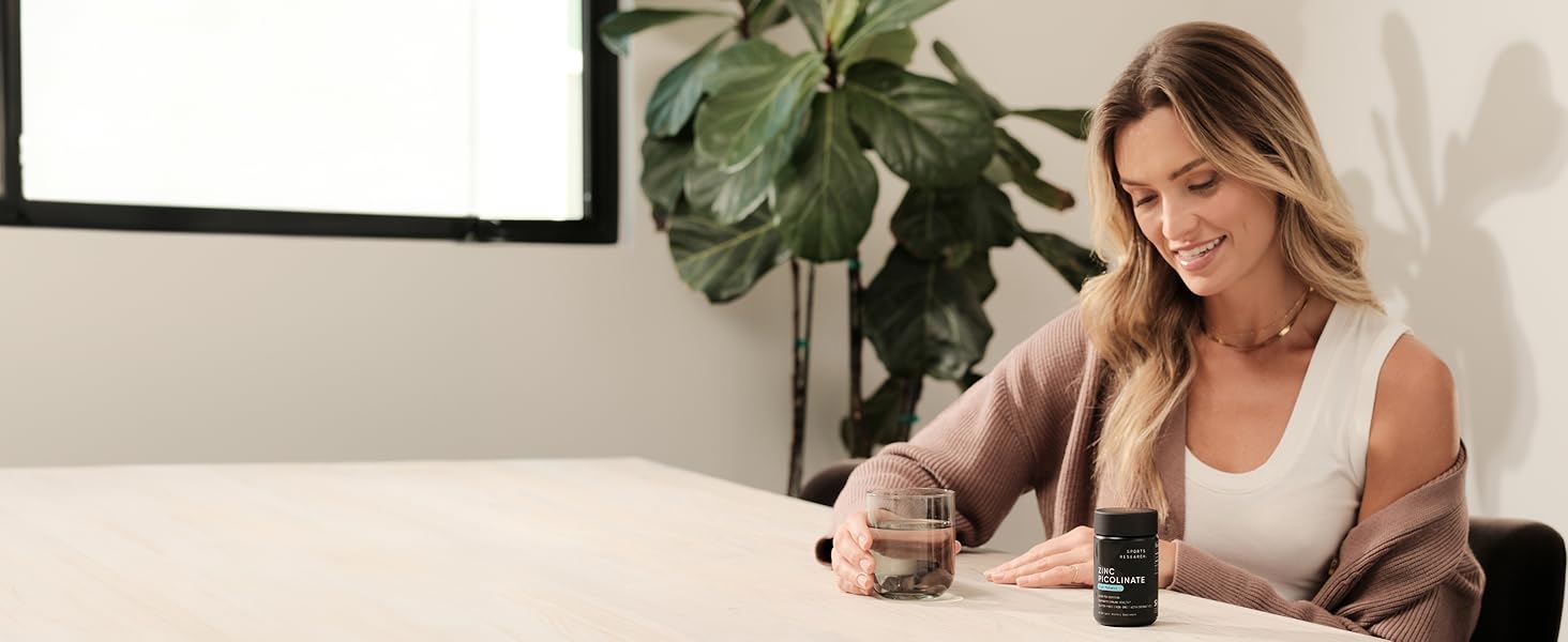 Sports Research High Potency Zinc Picolinate 30mg Organic Coconut Oil Highly Absorbable Zinc