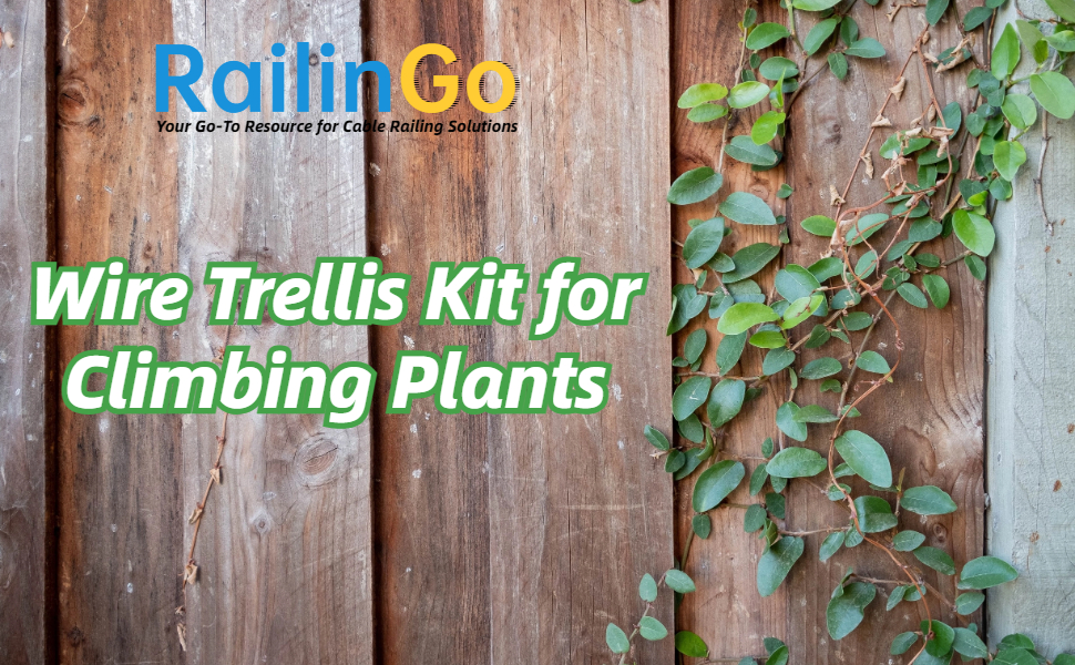 Wire Trellis for Climbing Plants Outdoor, Upgraded 20 Sets