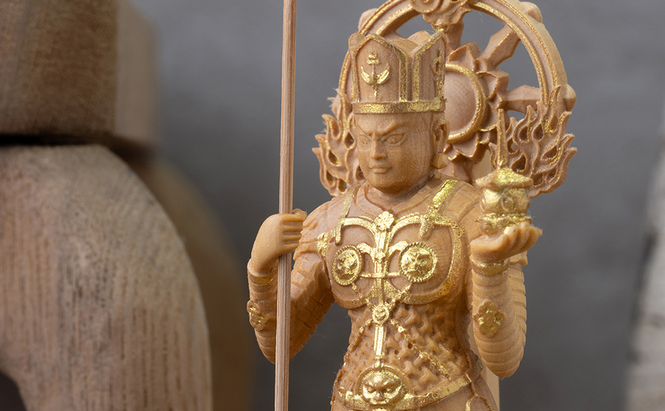 備前焼　仏像面 備前焼 仏像面