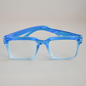 blue reading glasses