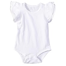 baby,girl,white,onesies,short,sleeve,summer,clothes,bodysuit,cotton,0,3,6,9,12,18,24,months,romper