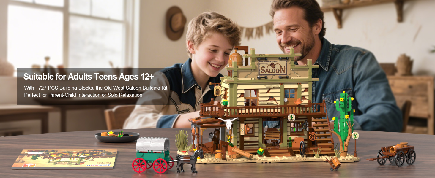 Wild West Building Block Toy