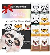 Animal Character Sheet Masks,Spa Masks for All Skin Types,Spa Party Face Masks for Kids Skin Care...