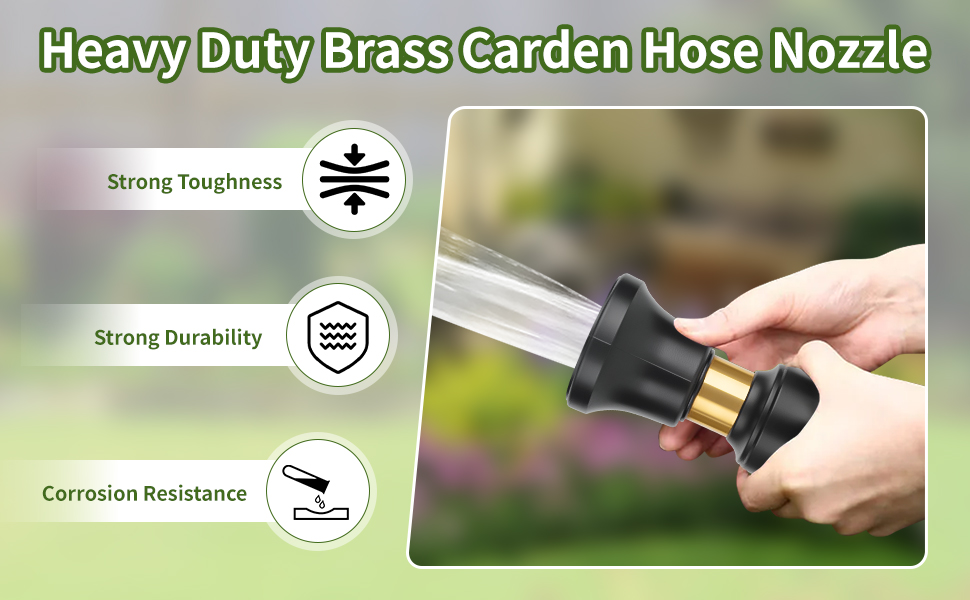 Heavy Duty Brass Carden Hose Nozzle