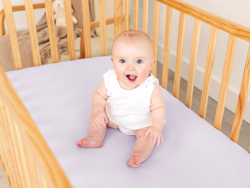 2Pack Waterproof Pack and Play Sheets,Mini Crib Sheets